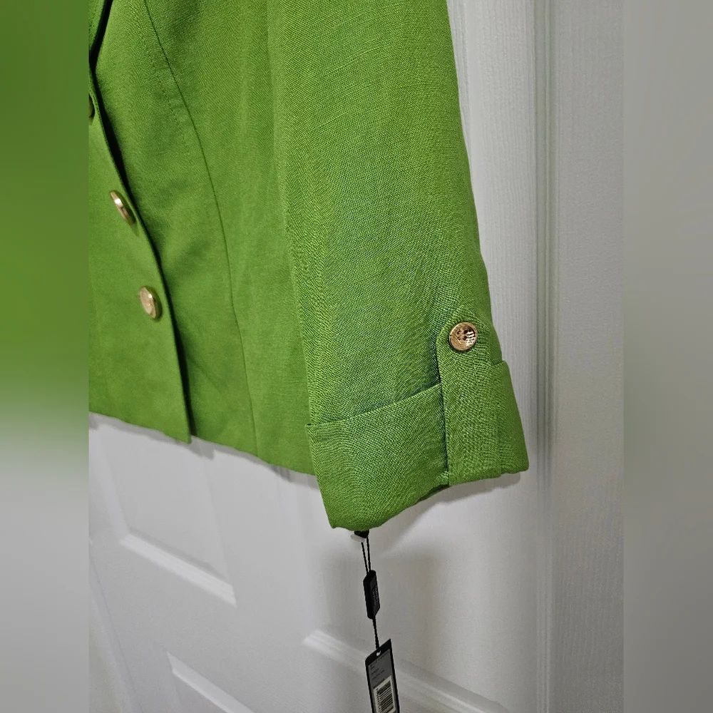 💚 Tahari Arthur S. Levine Green Blazer – NWT 💚 - Picture 8 of 13